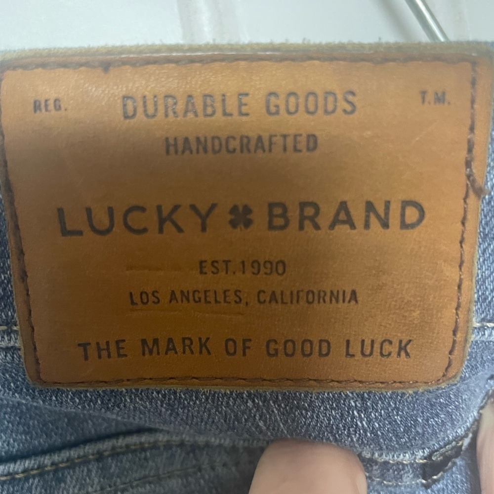 Lucky Brand Hayden Skinny‎ Mid Rise Distressed Denim Jeans Womens 10 - Picture 6 of 13